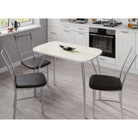 Стеклянный стол Лотос 1100 х 700