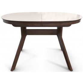 Стеклянный стол Местре 120/80-ОВС