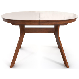 Стеклянный стол Местре 120/80-ОВС