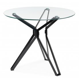Стеклянный стол Roko 80 black