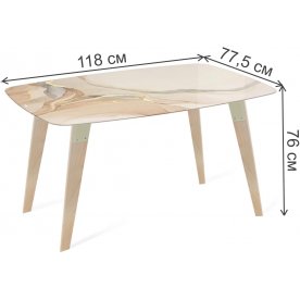 Стеклянный стол Sheffilton SHT-TU16/TT32 118/77