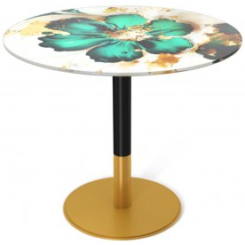 Стеклянный стол Sheffilton SHT-TU43/TT32 80