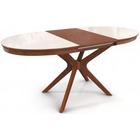 Стеклянный стол Сильвер 120/80-ОВС