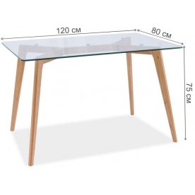 Стеклянный стол Oslo