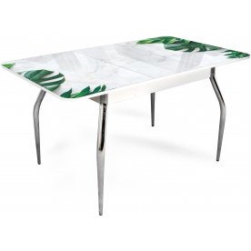 Стеклянный стол Тропики