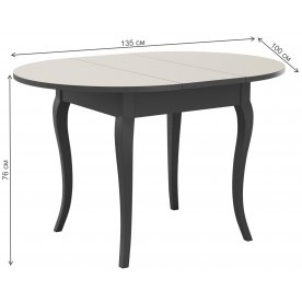 Стеклянный стол DikLine MR100