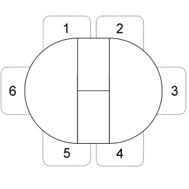 Стеклянный стол 1000 C