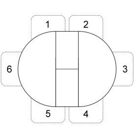 Стеклянный стол 1000 C