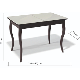 Стеклянный стол 1100 C