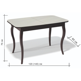 Стеклянный стол 1200 C