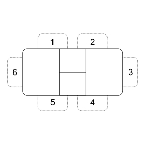 Стеклянный стол Инфинити 1100
