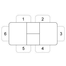 Стеклянный стол 1100 M
