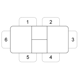 Стеклянный стол 1100 M