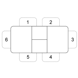 Стеклянный стол 1100 M