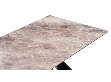 Обеденный стол Ноттингем 180х90х74 карелия / черный