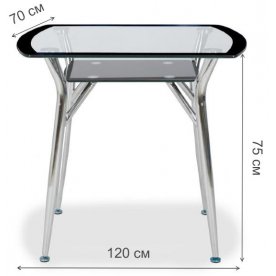 Стеклянный стол S605 120