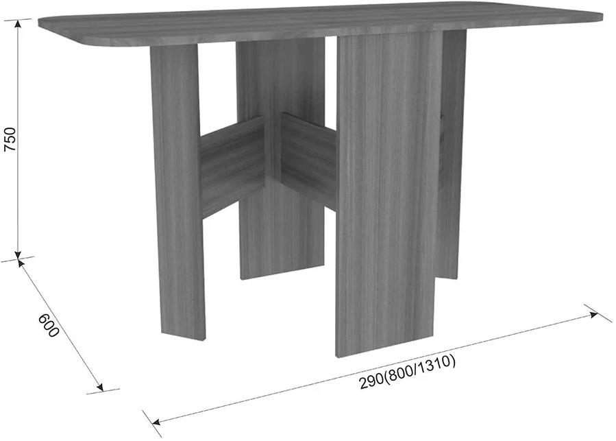 Стол-книжка Мечта ясень шимо темный