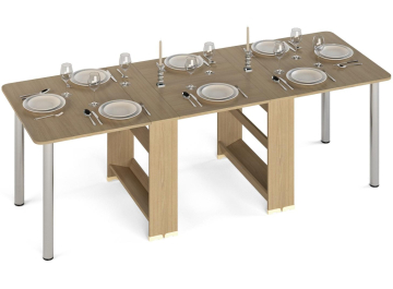 Стол-книжка СКР-16-Р 2300 ясень светлый