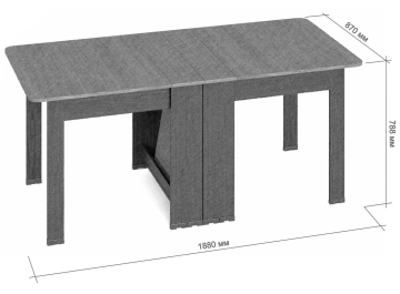 Стол-книжка СКР-7-Р