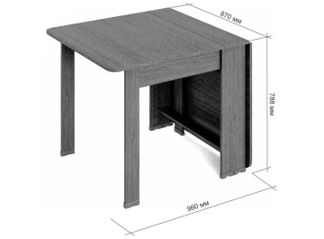 Стол-книжка СКР-8-Р