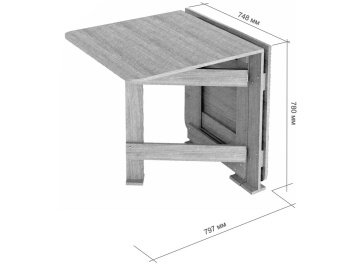 Стол-книжка СКР-9-Р
