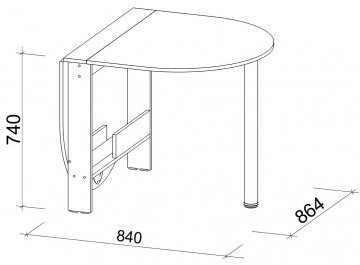 Стол-книжка СтК-12