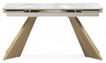 Керамический стол Ливи 140(200)х80х78 carla larkin / дуб монтана