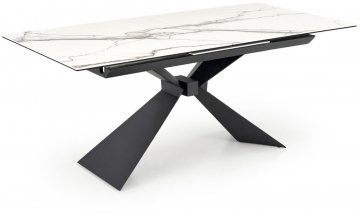 Керамический стол Halmar Luciano раскладной белый