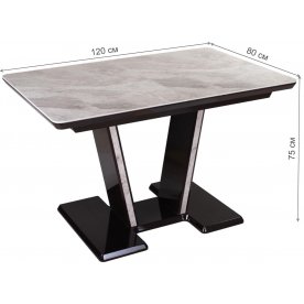 Стол на тумбе Блюз ПР-1 КРМ 86 ВГ 03-1 ВГ/86