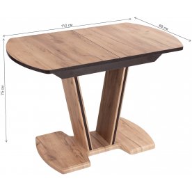 Стол на тумбе Джаз ПО