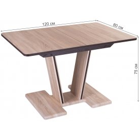 Стол на тумбе Джаз ПР-1 ОС/ОС 03-1 ОС