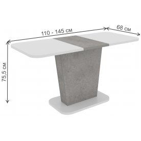 Стол на тумбе Лурвин