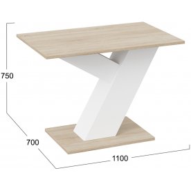 Стол на тумбе Рейн Тип 1