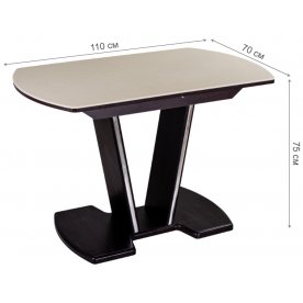 Стол на тумбе Румба ПО КМ 06 ВН 03 ВН