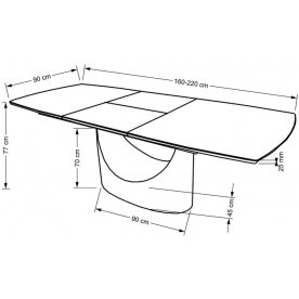 Керамический стол Osman