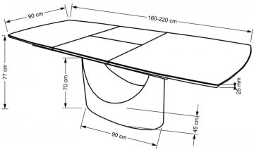 Керамический стол Osman