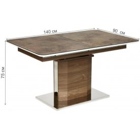 Стол на тумбе Radcliffe Mod. EDT-VG002 140