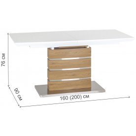 Стол на тумбе Гольд