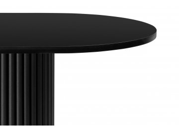Обеденный стол Барон 160 х 90 черный / черный