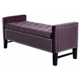 Банкетка Alice 5825 открывающаяся фиолетовая