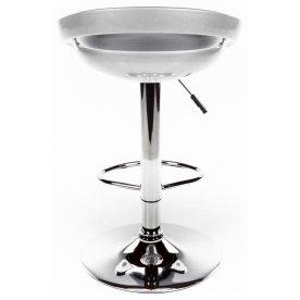 Барный стул Alfa серебристый