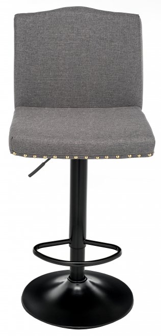 Барный стул Crown grey fabric