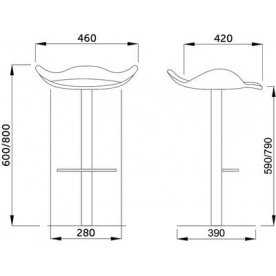 Барный стул Cuba