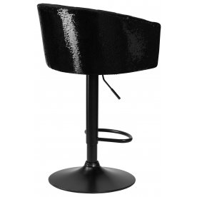 Барный стул Darcy Black Shiny