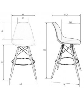 Барный стул Dsw Bar