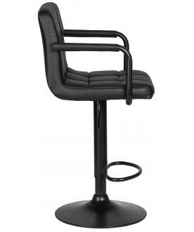Стул барный Kruger arm black черный