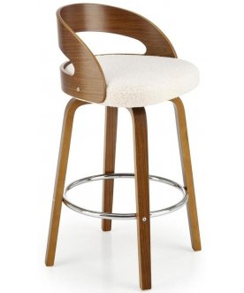 Барное кресло Halmar H-110 орех / кремовый