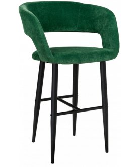 Барный стул Hugs зеленый / черный