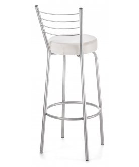Барный стул Kuroda белый полимер / светлый мусс