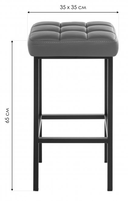 Барный стул Лофт линкольн белый / белый матовый